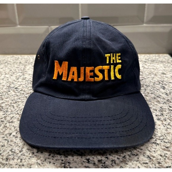 Vintage The Majestic Hat Cap Strapback Adjustable Movie Promo Jim Carrey 90s Y2K